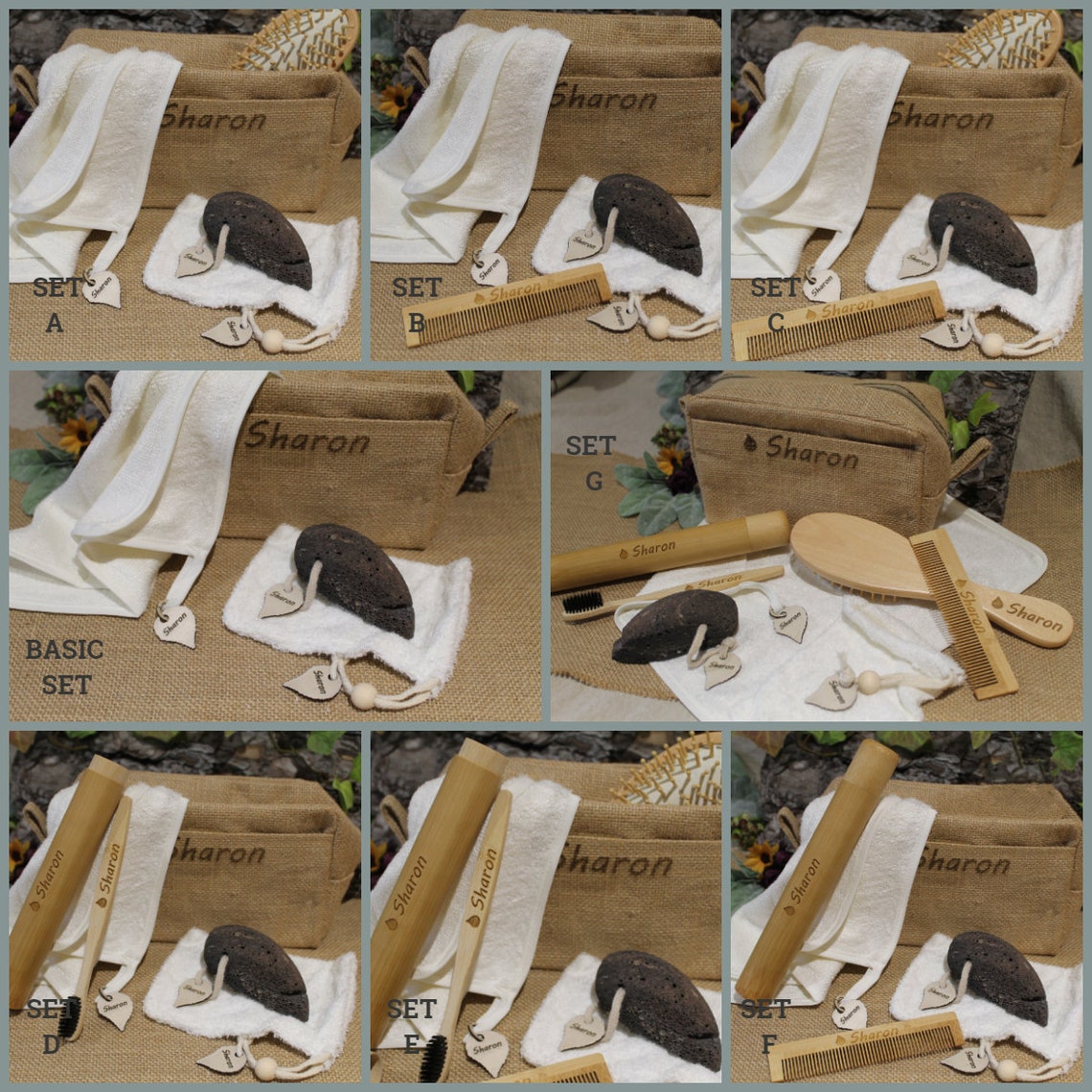 Personalised Unisex Travel Wash Kit Set Options Holiday Etsy