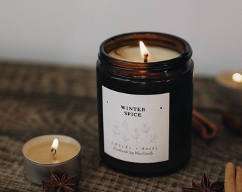 Winter Spice Soy Christmas Candle Gift