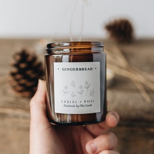 Gingerbread Soy Christmas Candle Gift