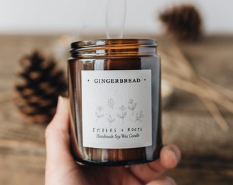 Gingerbread Soy Christmas Candle Gift