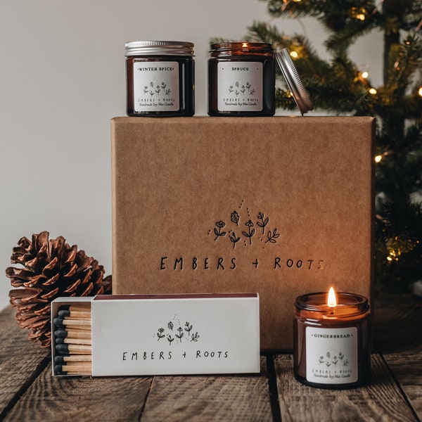 The Festive Soy Candle Gift Set