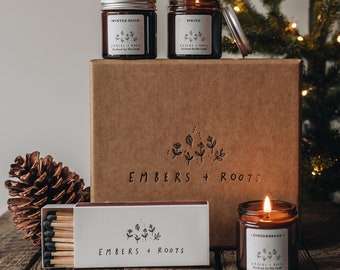 The Festive Soy Candle Gift Set