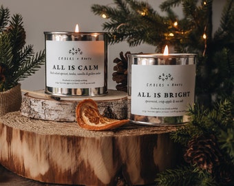 All is Calm All is Bright Soy Candle Gift Set - large