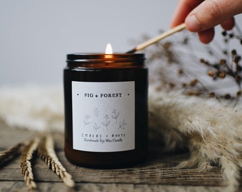 Fig & Forest - Medium Soy Wax Candle Gift Set