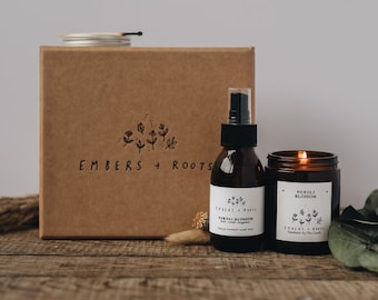 Soy Candle and Room Mist Gift Set - Spruce Christmas Tree