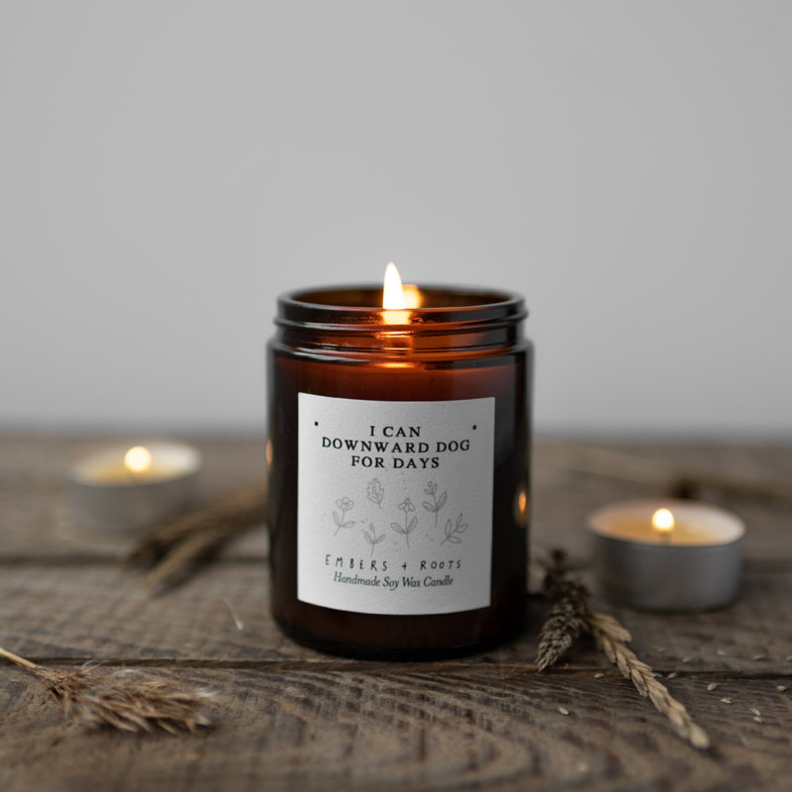 Yoga Candle Yoga Lover Gift Etsy