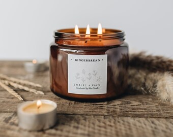 Gingerbread - Large 3 Wick Soy Wax Candle