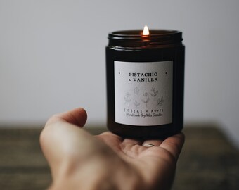 Pistachio & Vanilla - Medium Soy Wax Candle Gift Set