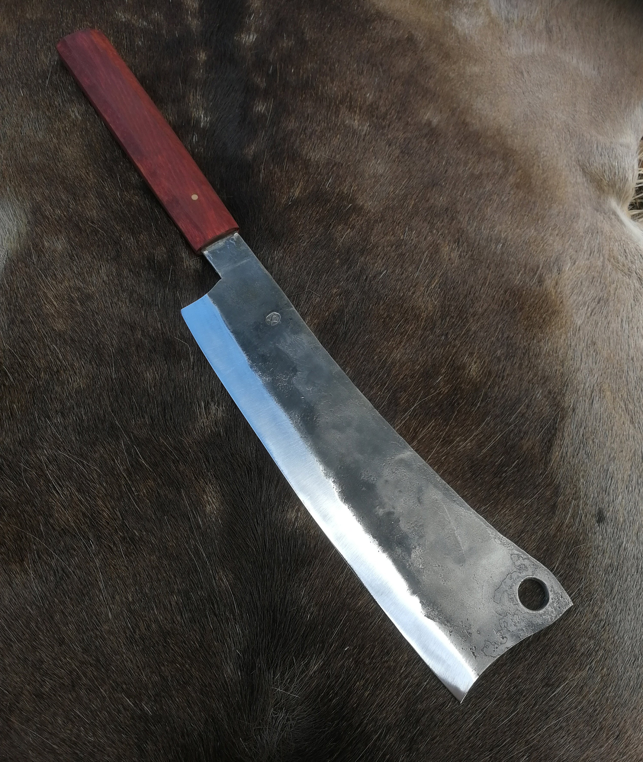 Hand Forged Heavy Butcher Cleaver - Greenberg Woods