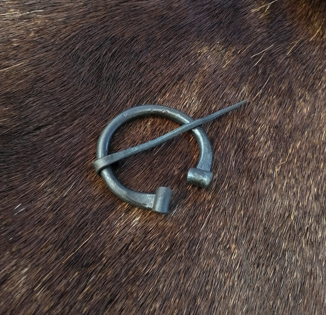 Hand Viking Horseshoe Brooch Etsy