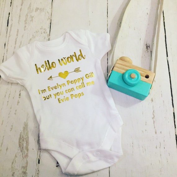 welcome to the world newborn outfit