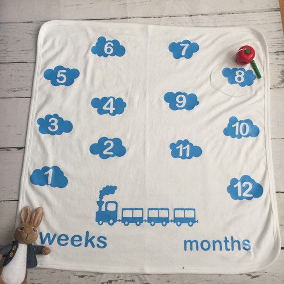baby milestone blanket etsy