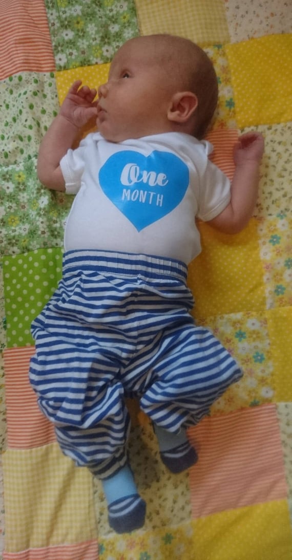 Baby shop milestone vests