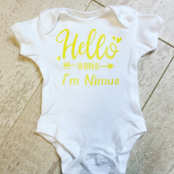 hello world newborn outfit boy