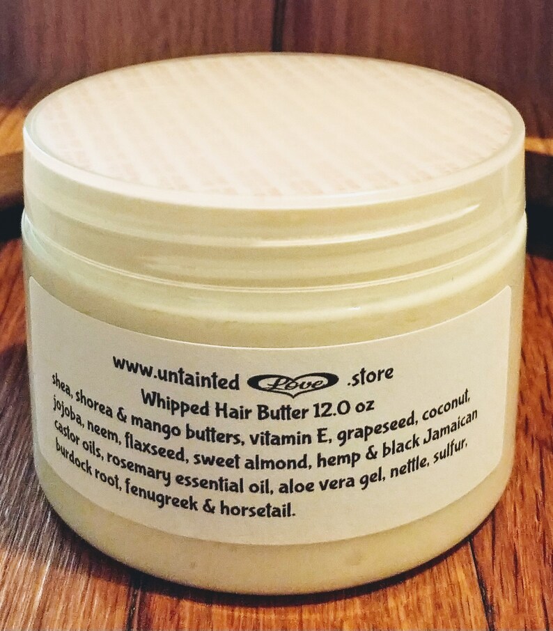 Moisturizing Hair Butter Whipped Hair Butter Hair Softener Etsy