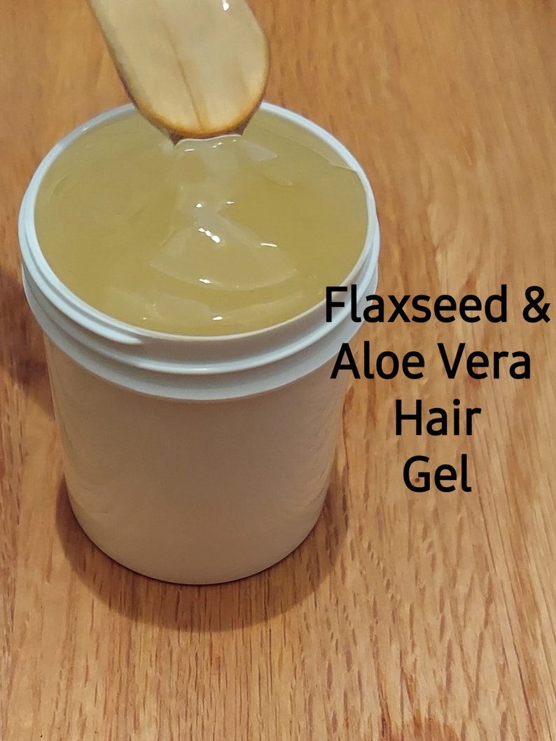 Flaxseed & Aloe Vera Hair Gel Hair Gel Etsy