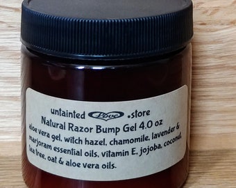 Razor Bump Gel 4.0 oz, Soothing Gel, Soothing Razor Bump Gel, Aloe Vera Razor Bump Gel