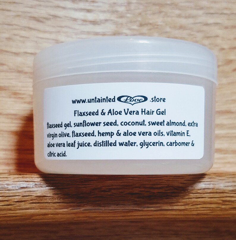Flaxseed Aloe Vera Hair Gel 8 0 12 0 And 16 0 Oz Etsy