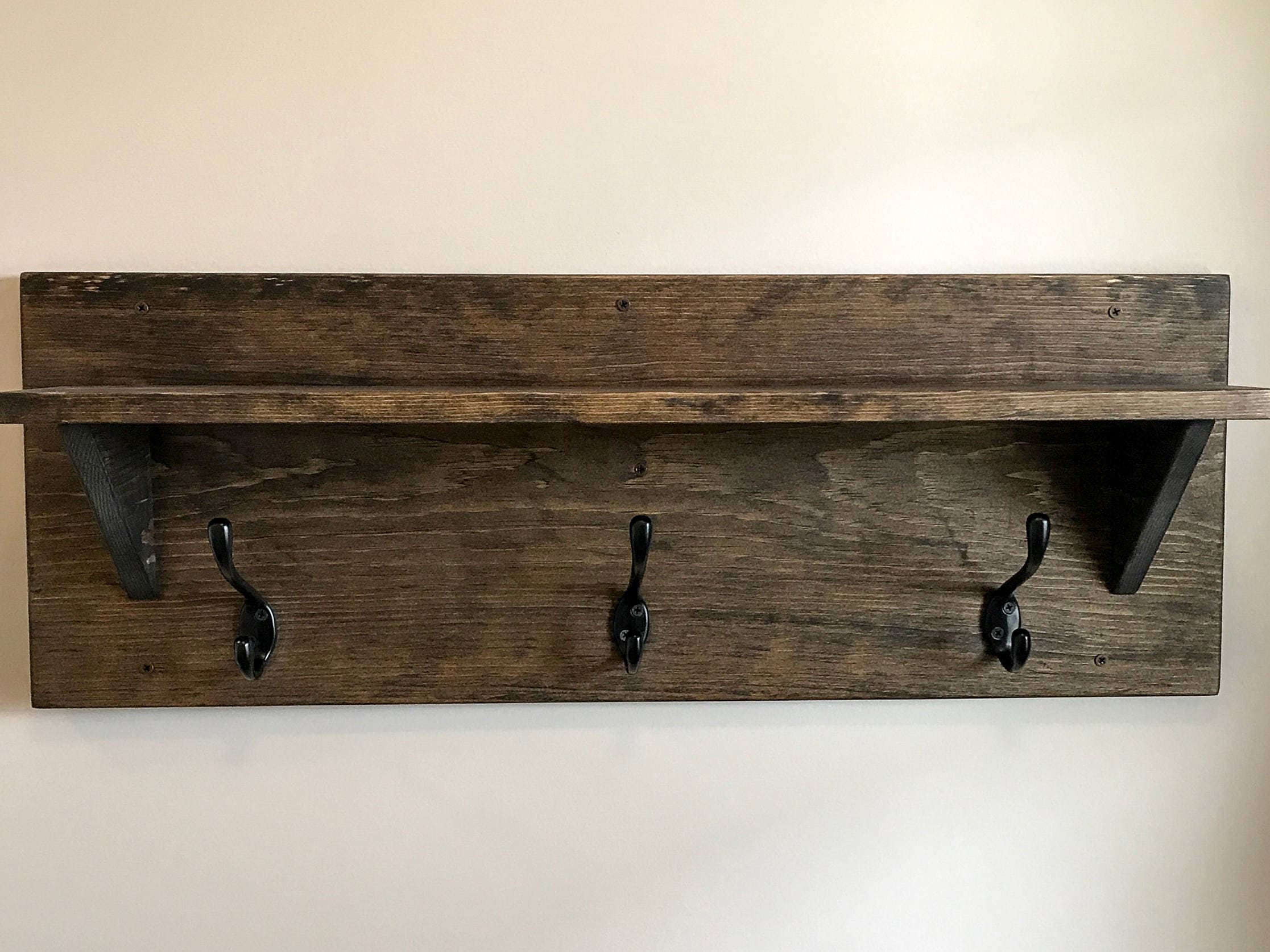 Rustic Coat Rack Etsy