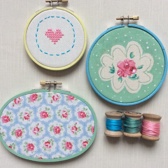 3 Inch Wooden Backs for Finishing Embroidery Hoops, With 'made With Love  Etching'. Embroidery Hoop Finishing Tutorial 