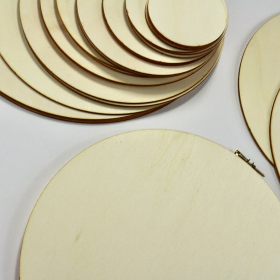8 Inch Wooden Backs for Finishing Embroidery Hoops, With 'made With Love  Etching'. Embroidery Hoop Finishing Tutorial 