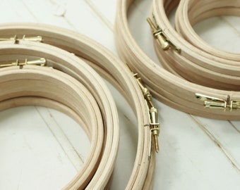 7 inch Beech Wood Embroidery Hoop – Cross Stitch Frame