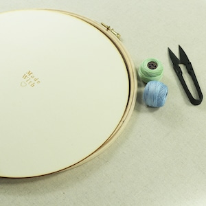 10 inch Wooden Backs For finishing Embroidery Hoops, with &#39;Made With Love Etching&#39;. Embroidery Hoop Finishing Tutorial