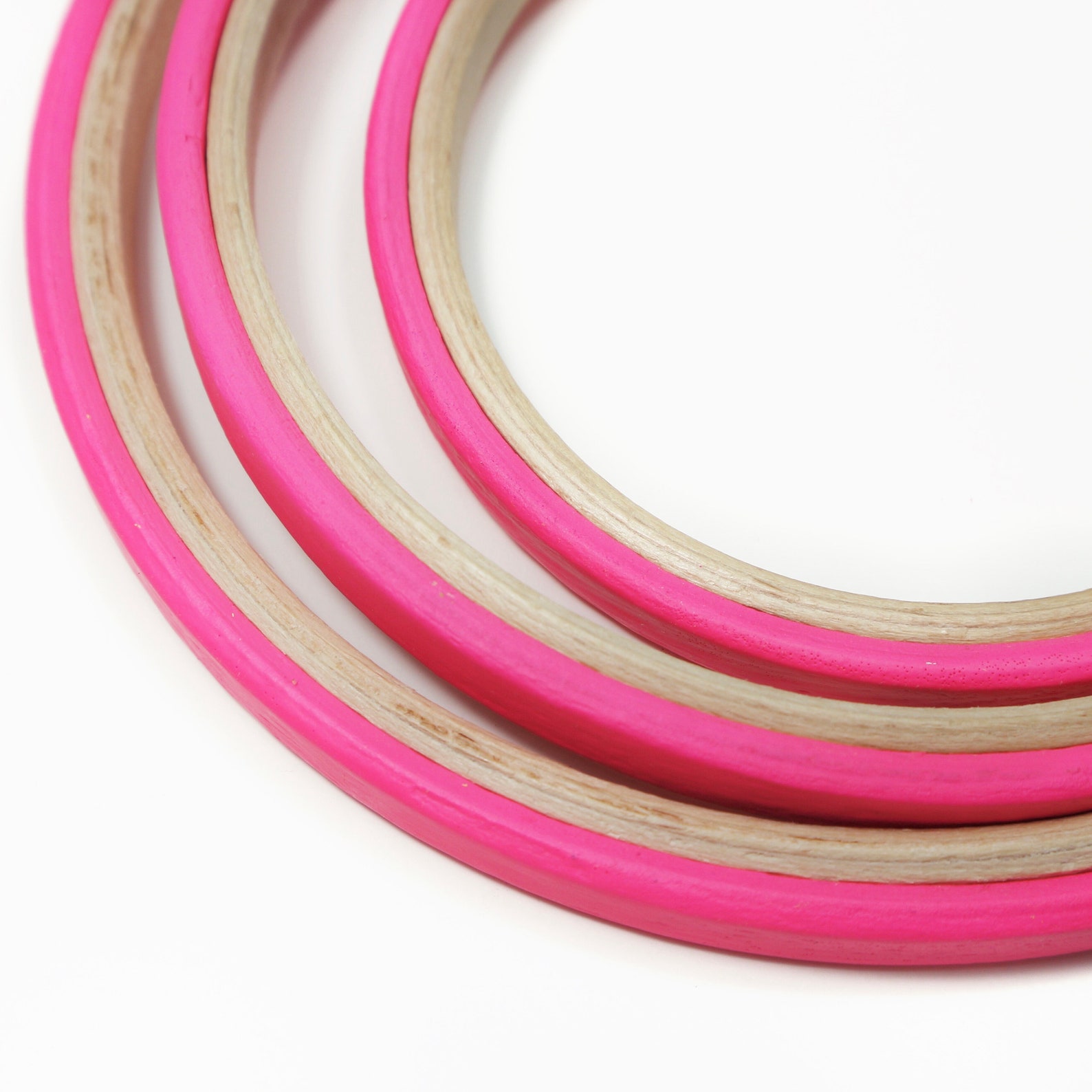 Small neon pink embroidery hoops 3 7 inch coloured  etsy Small neon pink embroidery hoops 3 7 inch coloured  etsy