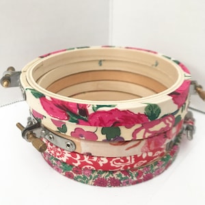 4 inch floral Embroidery Hoop Sample Sale