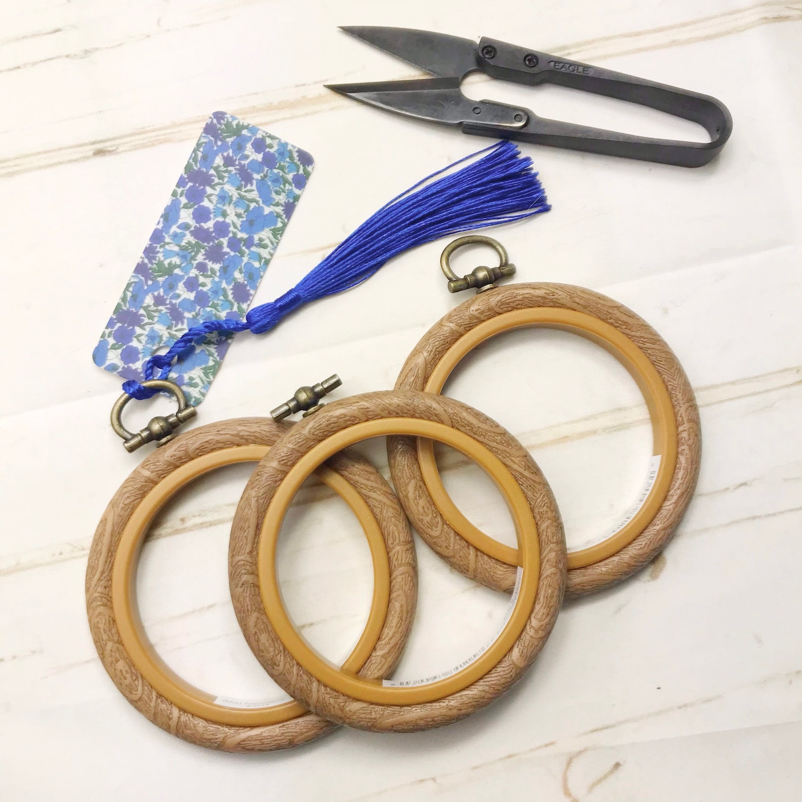 Mini Retro Flexi Embroidery Hoops. Set of Three. Embroidery Etsy UK