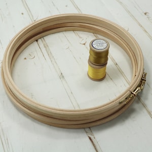 9inch Stickerei Hoop aus Holz. Stickrahmen. Kreuzstich Hoop