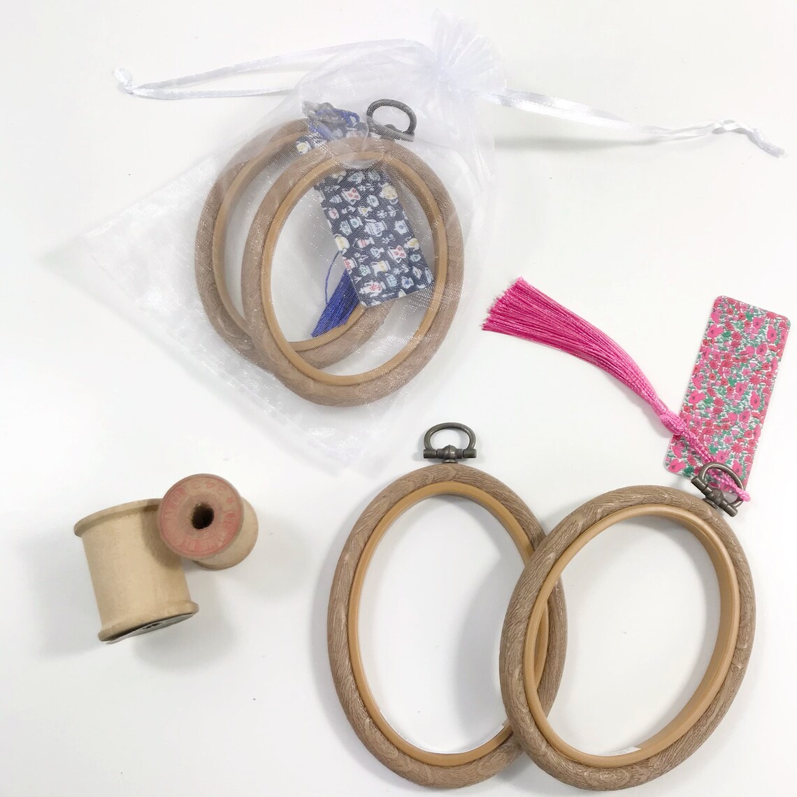 Two Mini Oval Retro Flexi Embroidery Hoops. Embroidery Hoops Etsy UK