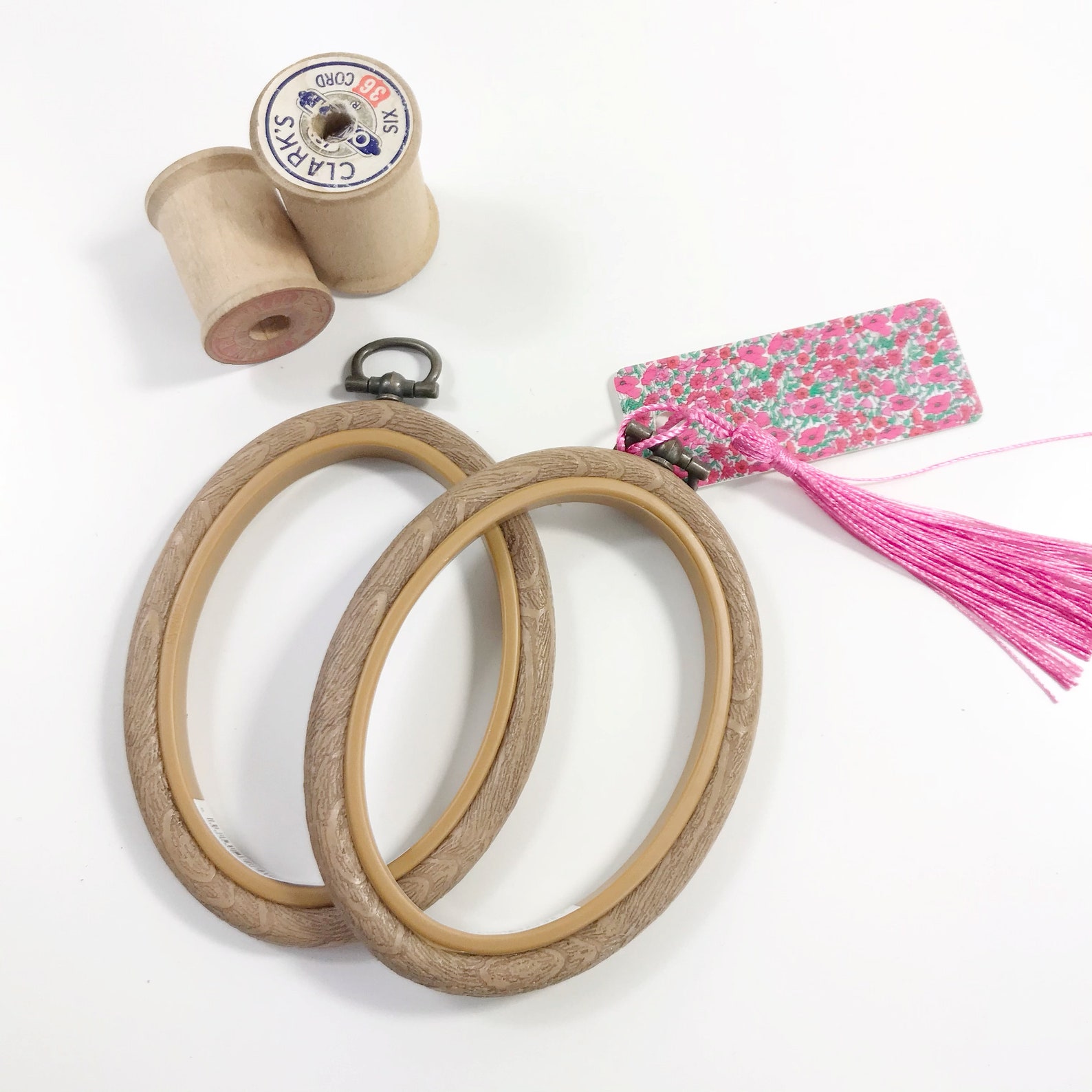 Two Mini Oval Retro Flexi Embroidery Hoops. Embroidery Hoops Etsy UK