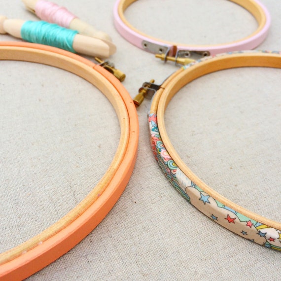 12 Inch Wooden Backs for Finishing Embroidery Hoops, With 'made With Love  Etching'. Embroidery Hoop Finishing Tutorial 