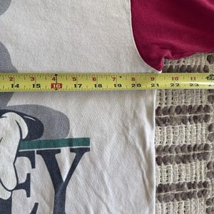 VTG 90's Mickey Mouse T-Shirt Sz Medium Colorblock Front And Back Print image 6