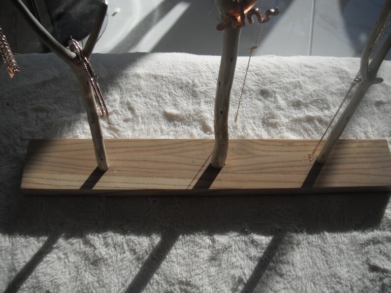 Ash Wood Jewelry Tree
