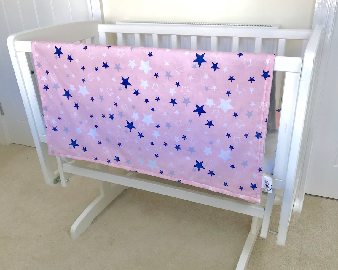 Star baby blanket Star blanket Pink baby girl blanket Minky Etsy