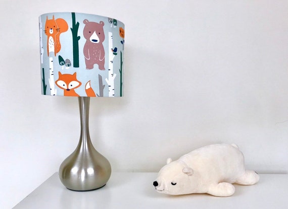 woodland lamp for nursery
