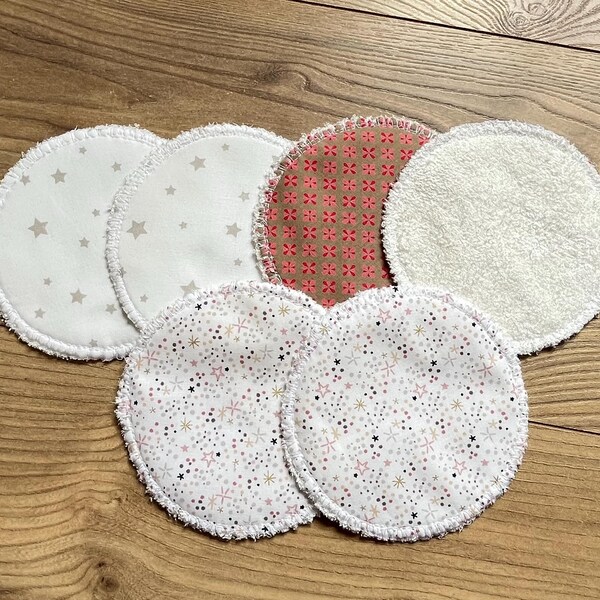Absorventes de amamentação impermeáveis e laváveis para mamães - Proteção impermeável para o leite materno - Diversas opções de design