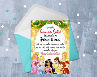 Disney Surprise Trip Letter You're Going to Disneyland | Etsy
