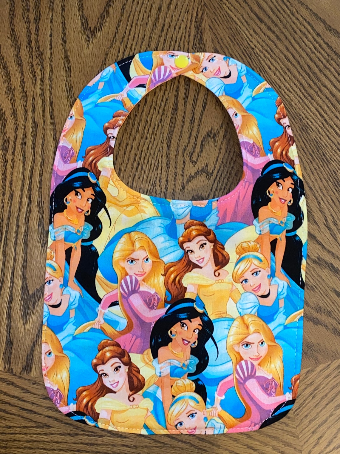 Choose any 2 cotton baby bib bibs reversible Disney princess Etsy