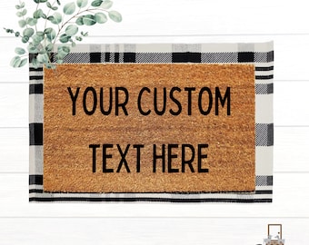 Custom Doormat | Mat | Housewarming Gift | Birthday Gift | Funny Doormat | Gift | Custom Gift | Custom Wedding Gift | Home decor | Custom