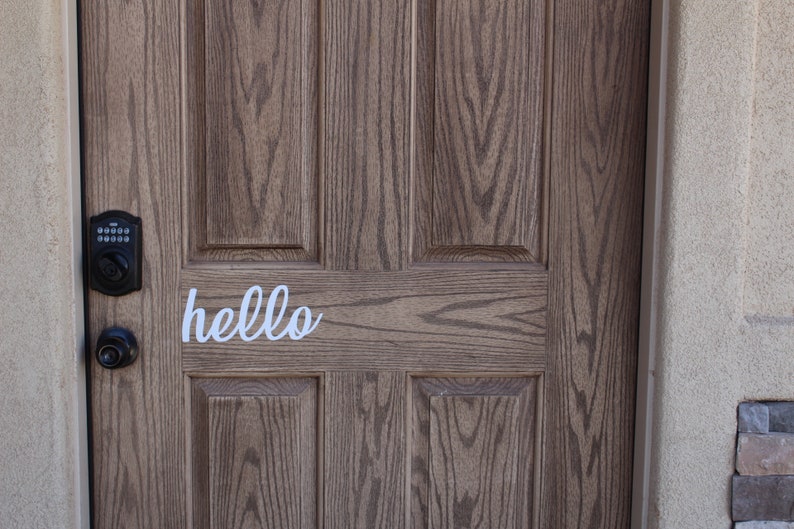 O Decal Front Door Stickers Vinyl Image 0