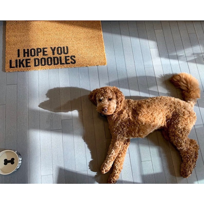 we hope you like doodles doormat