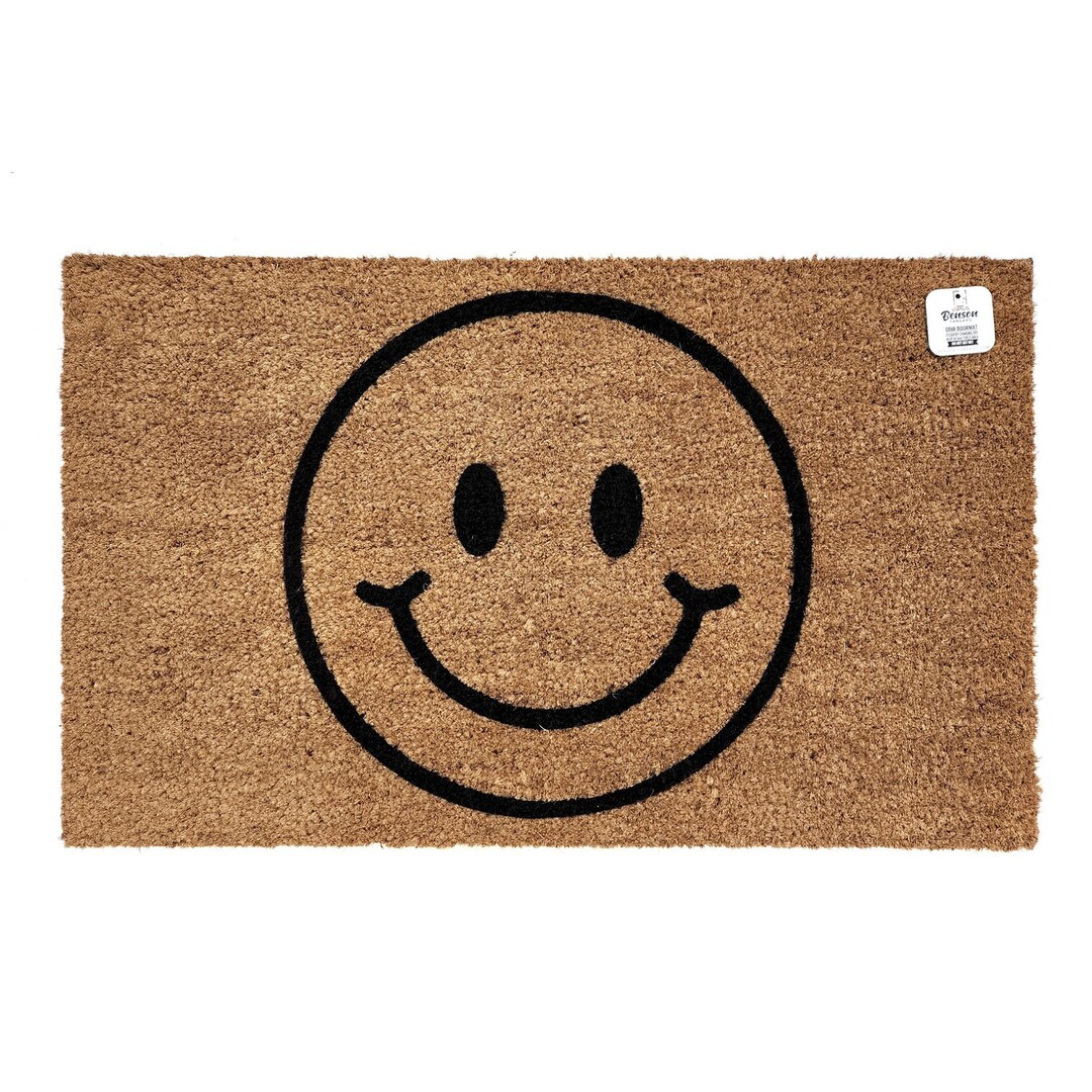 Cute Smiley Door Mat, Happy Face Emoji Door Mat Indoor/outdoor, Entry