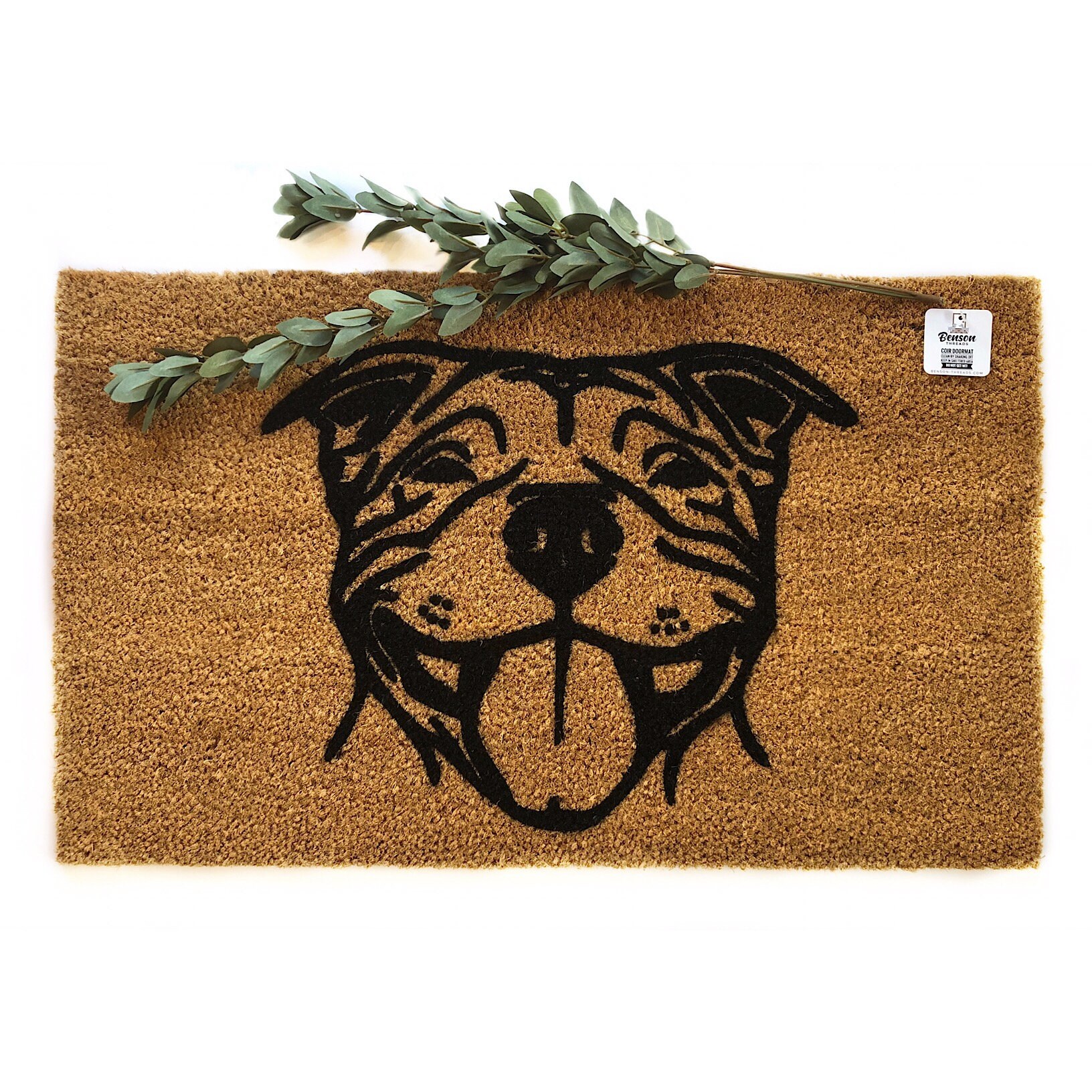 hope you like pitbulls doormat
