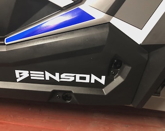 Custom Last Name Decal | UTV Sticker | Off Road 4x4 Decal | Sxs Graphic | Adventure Vehicle Vinyl | ATV Window Decal | Outdoor Sticker