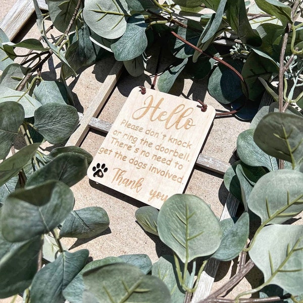 Знак дверного з оза для собак | 