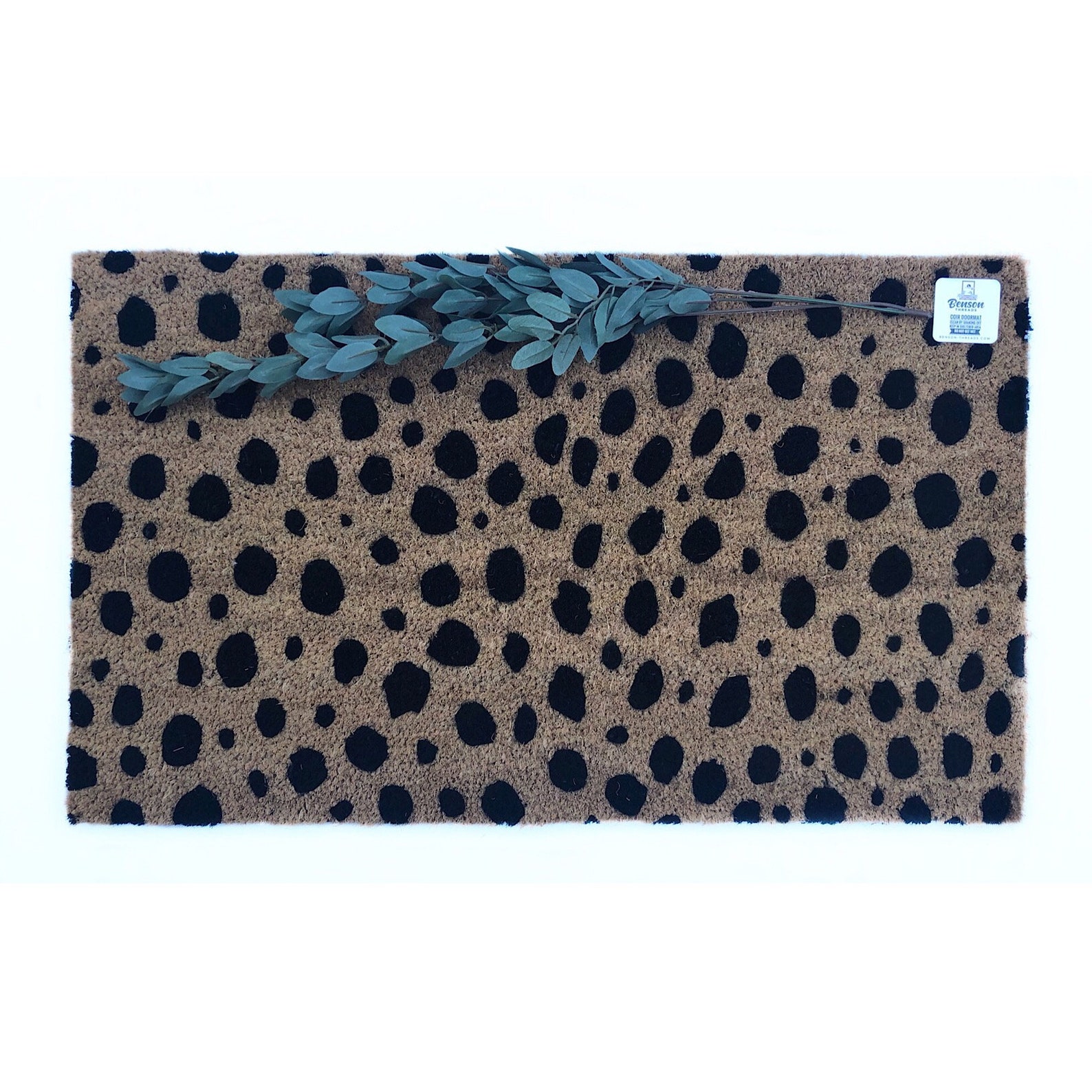 Leopard doormat Cheetah Doormat outdoor rug coir mat Etsy