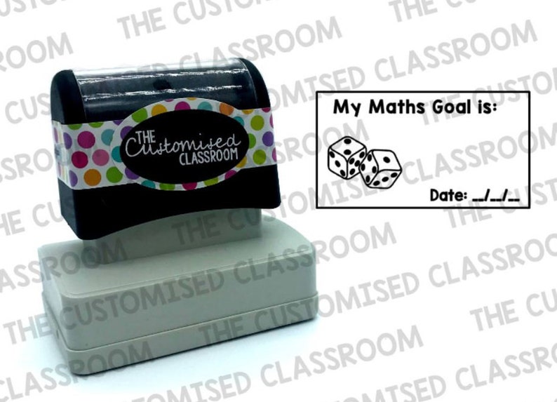 Teacher Stamp Learning Goal Stamp Set Medium 30x50mm - Etsy Australia